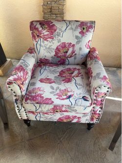 Arm Chair Flower print