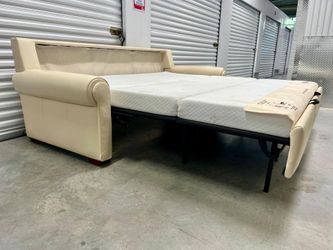 American Leather King Size Leather Comfort Sleeper Sofa