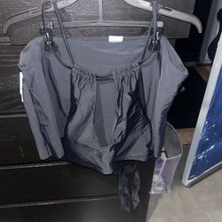 New two-piece silky swimsuit size large 1214