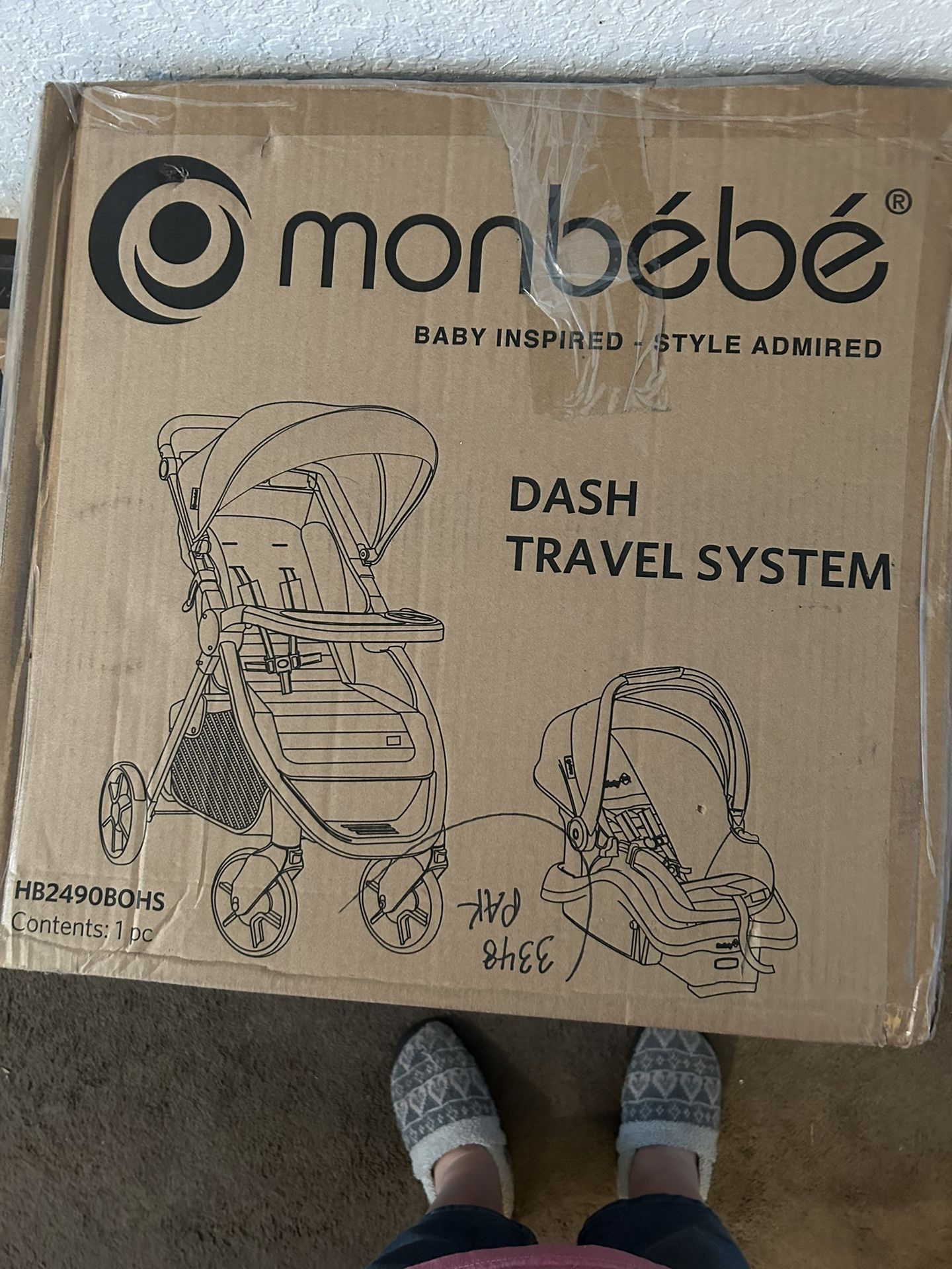 Monbebe Stroller And Car Seat  Combo