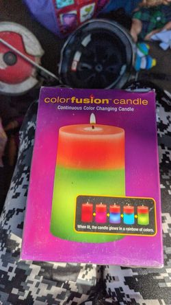 Color changing candle