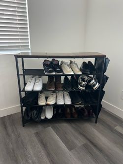 5 Tier Shoe Rack Like New