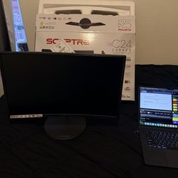 scepter 24” curved gaming monitor