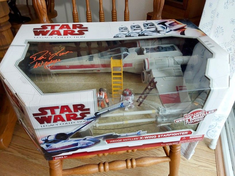 Star Wars Legacy Collection X Starship  ~ Signed By M. 