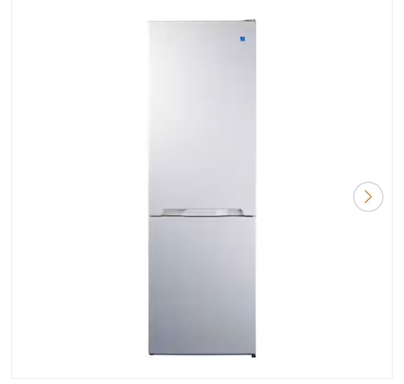24 in. 11.7 cu. ft. Bottom Freezer Refrigerator in White, Energy star