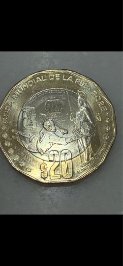 Monedas de 20 pesos FIFA 2026 son originales