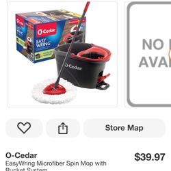 O-Cedar EasyWring Microfiber Spin Mop with Bucket