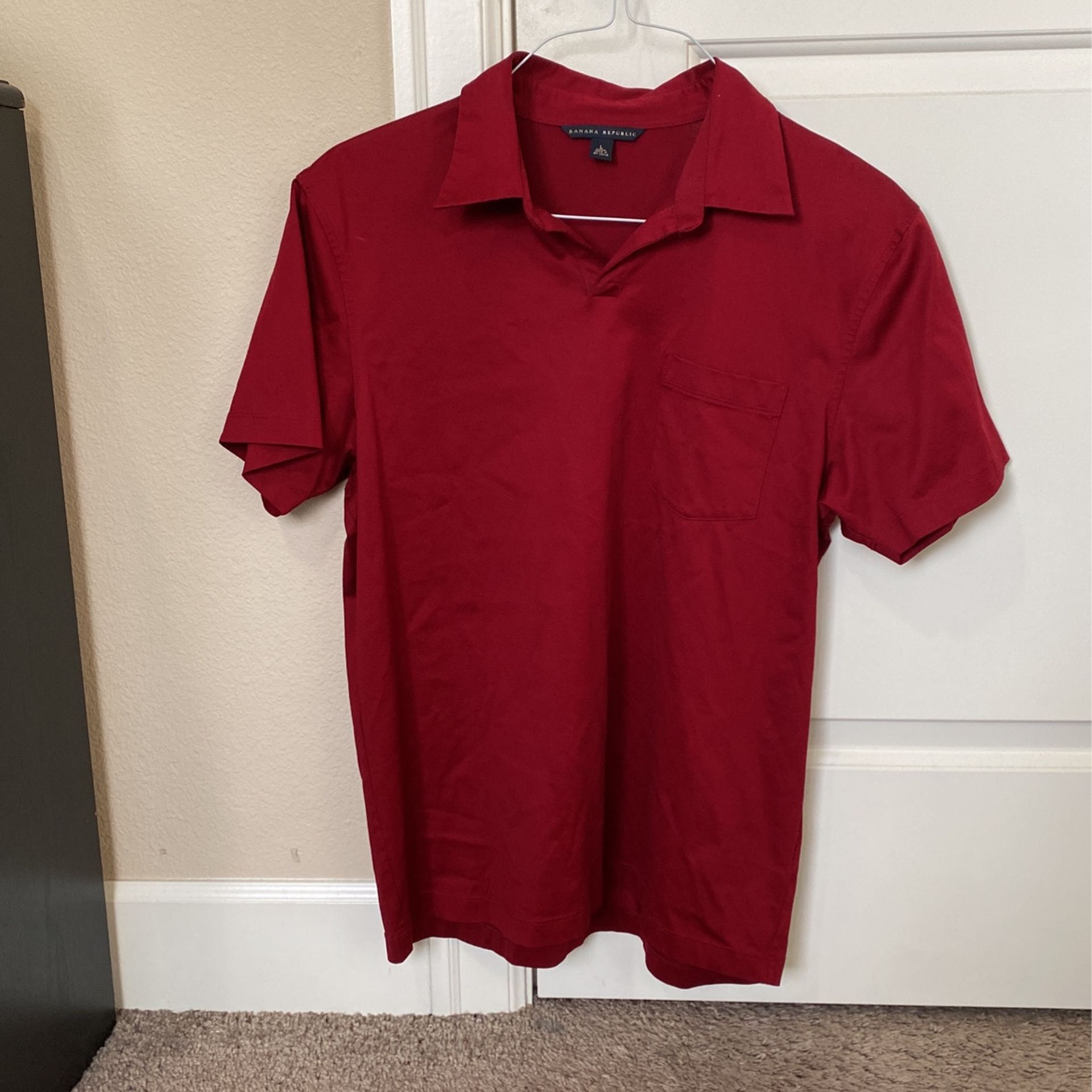 Banana Republic Polo Shirt Slim LARGE