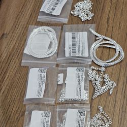 S 925 Sterling  Silver  Necklace for Men and Ladies