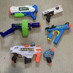 Set Of Nerf Guns