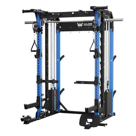 MAJOR FITNESS B52 - Squat Rack Power Cage Functional Trainer with Smith Machine