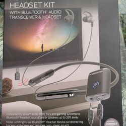 Monister HDTV Wireless Kit with bluetooth Audio Transceiver & Headset