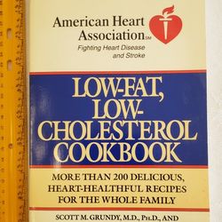 Cookbook American Heart Association Low Fat Low Cholesterol Cook Book Read Below