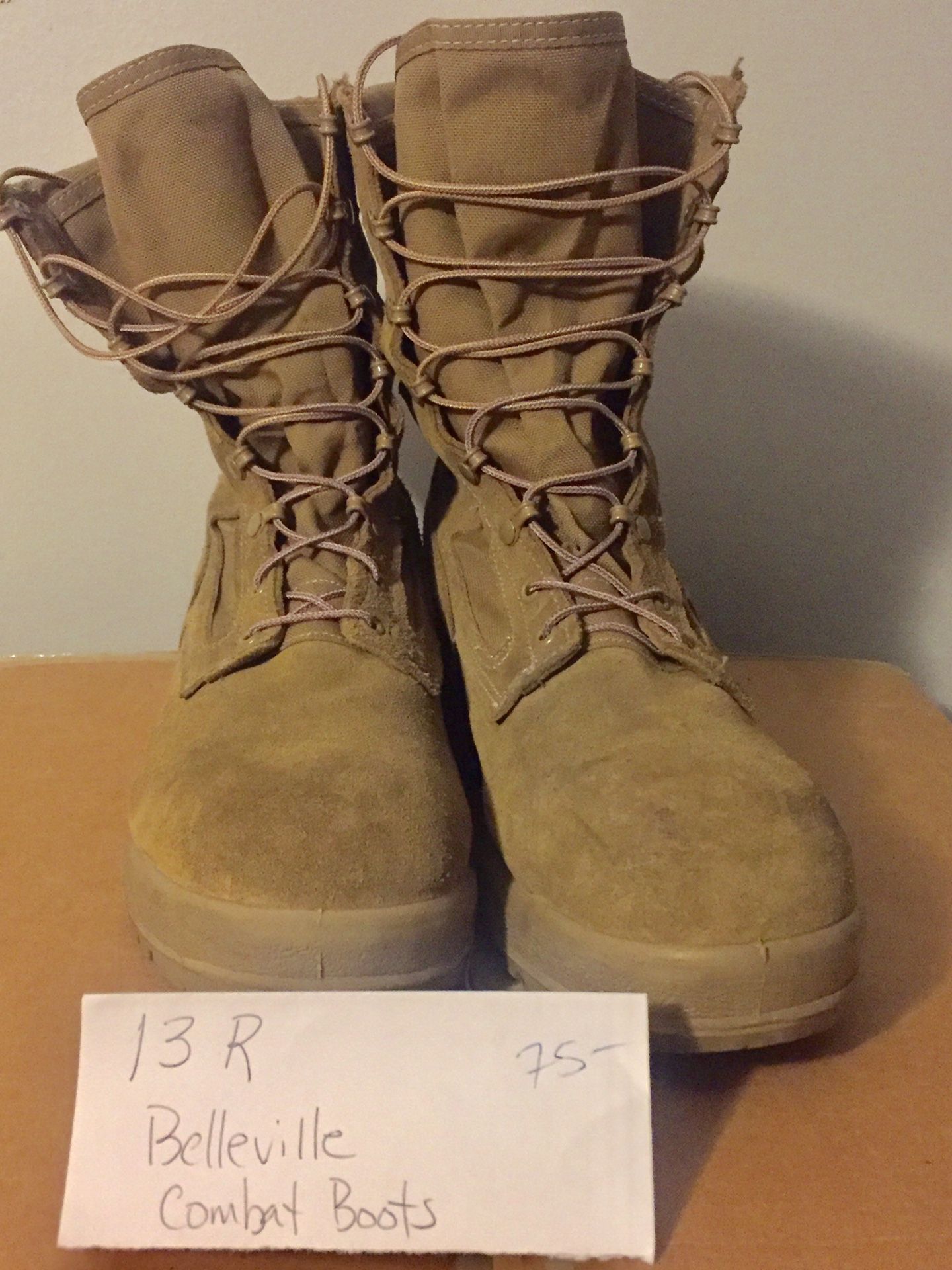 Military Combat Boots - 13R