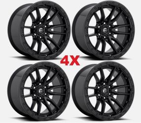 NEW 20” FUEL REBEL WHEELS RIMS D679 20X9 D67920908450 FOR SILVERADO SIERRA 1500 CHEVY GMC