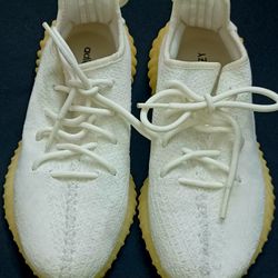 Adidas Yeezy Boost 350 V2 Cream Triple White Low Top Sneakers Mens Size 6 CP9366