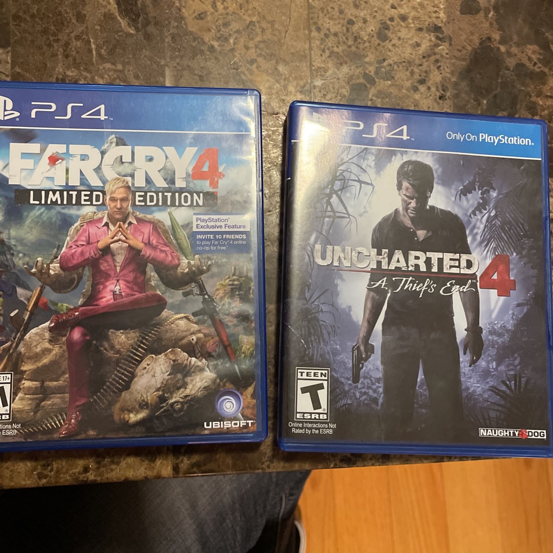 PS4 Games Far cry 4 Limited Edition Uncharted 4 A Thief’s End