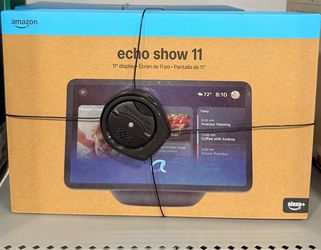 Amazon Echo Show 11 (newest model), Vibrant Full-HD 11" display with more viewing area and spatial audio, Designed for Alexa+,