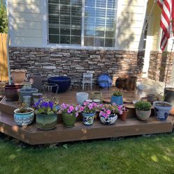 Garden Pots, Stands, Saucers.