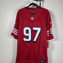 San Francisco 49ers Nick Bosa Red Alternate Jersey