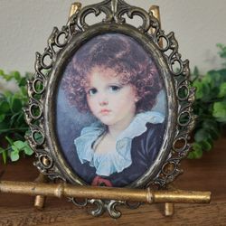 Vintage Art In Italian Frame