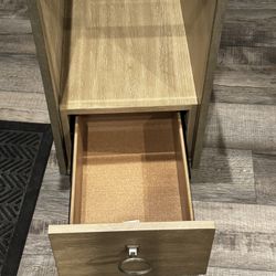 Glass Top End Table