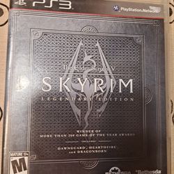  Ps3 Skyrim And Skyrim Legendary Edition