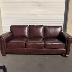 Ralph Lauren Leather Sofa 