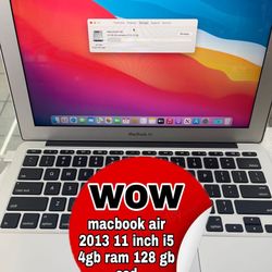 macbook with original apple cahrger 11 inch 199$ 13!inch 299$