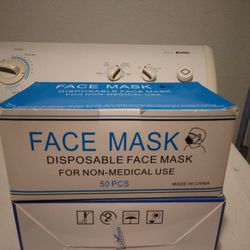 Face Mask 50 In Box Non-medical Use