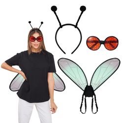 Cicada Wings and Glasses Bug Costume / Disfraz de Grillo Cigarra 