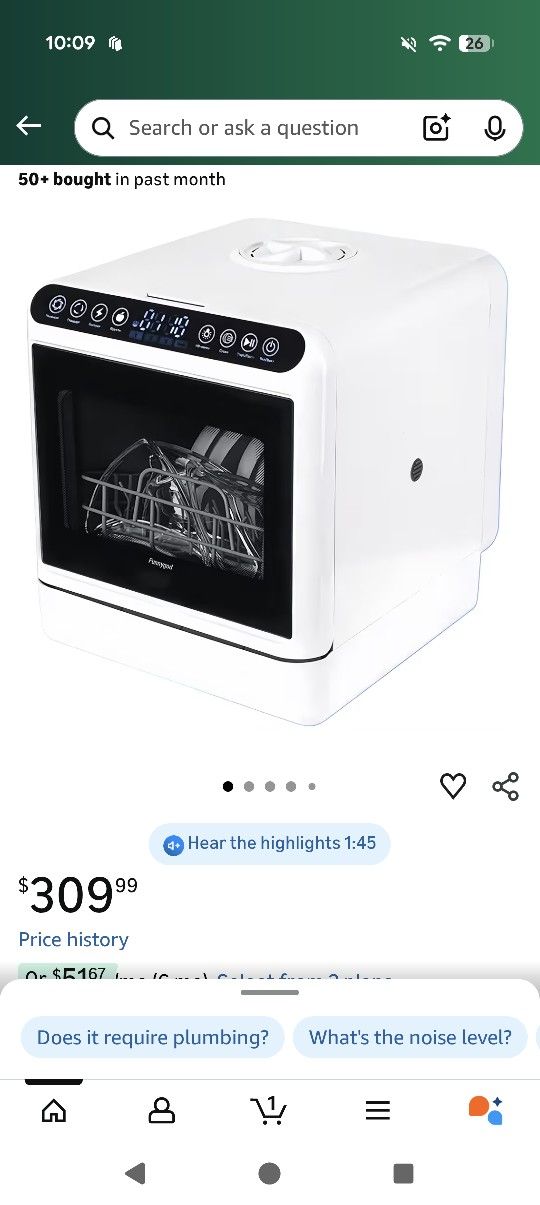 RV Camper Home Dishwasher