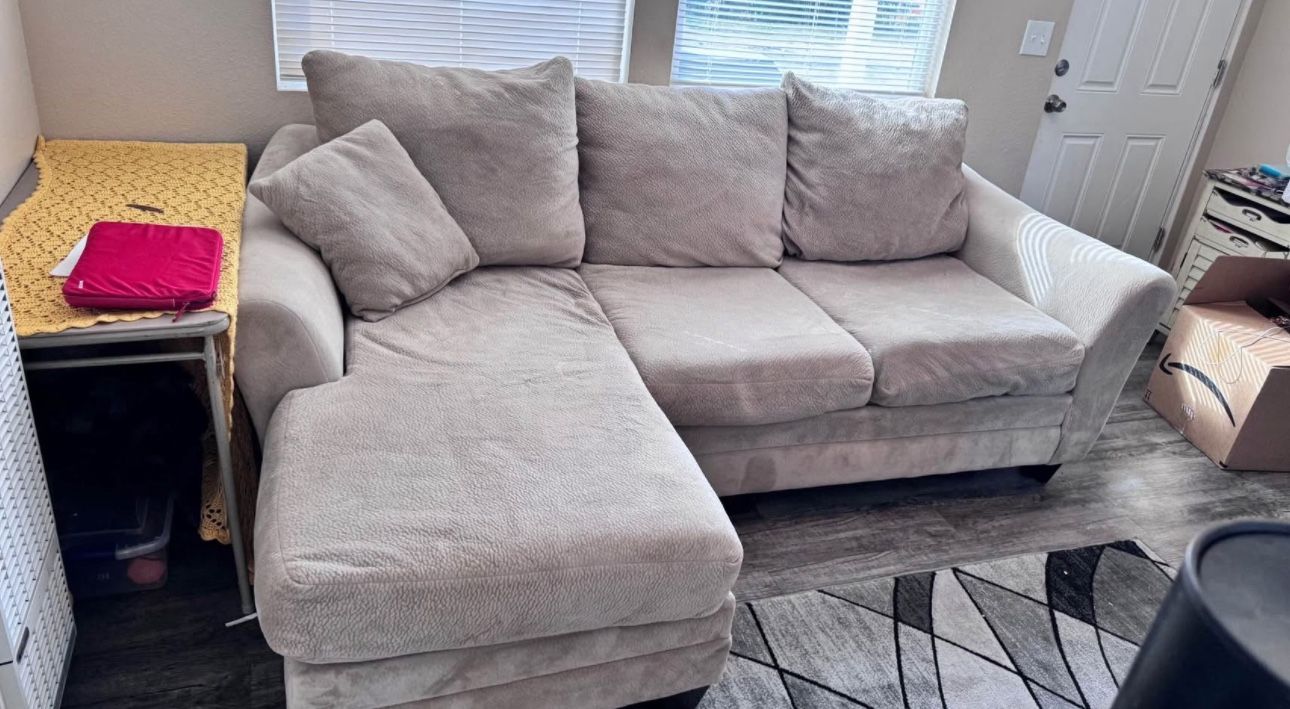 Beige Sectional Sofa