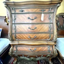 AICO By Michael Amini CHATEAU BEAUVAIS Highboy Chest - GA