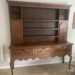 Antique Sideboard Hutch