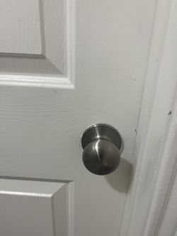 Hall and closet doorknobs