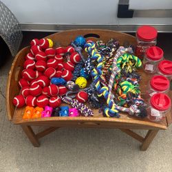 Dog Toys, Waste Bags, Collars 