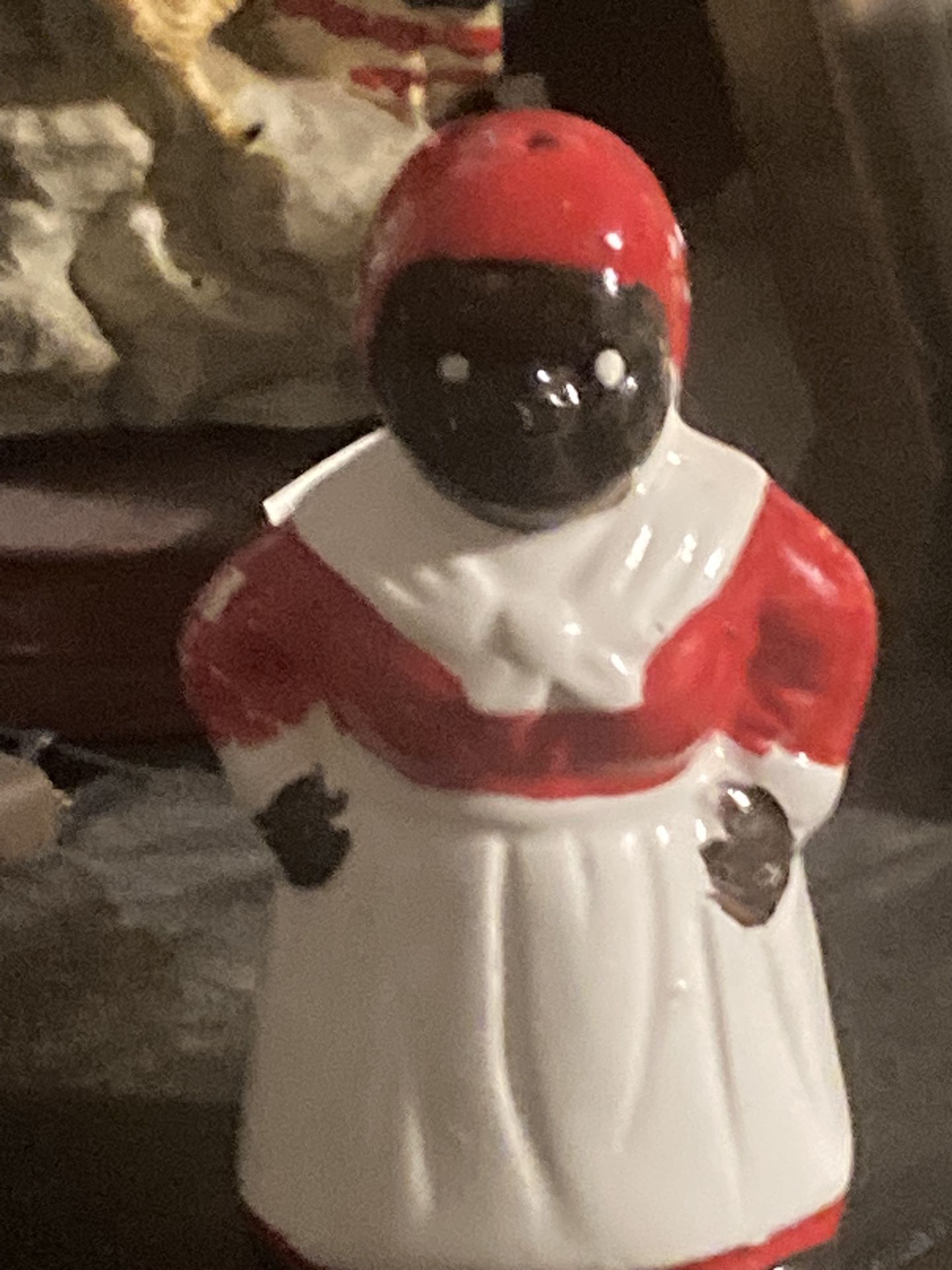 Old Black Lady Salt Shaker
