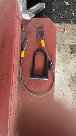 Make An Offer - ABUS 410 Mini Bike Lock With OnGuard Akita Cable
