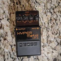 Boss Hyper Metal Distortion pedal 