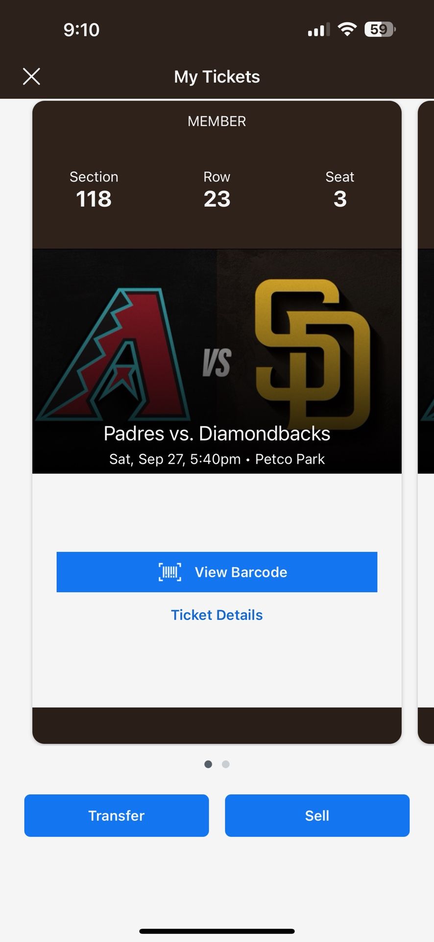 Padre Tickets