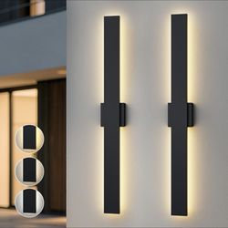 Lannlker LED Modern Wall Lighting 4 Pack 