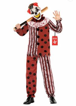 horror clown costume