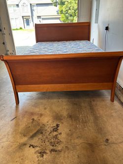 Queen Bed-frame and Mattress