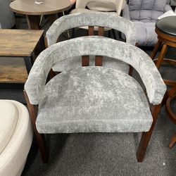 2 For $150 Assembled New Modern Accent Chair Set of 2,Teddy Upholstered Armchair Dining Chair, Lounge Boucle Chairs