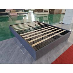 Queen storage bed