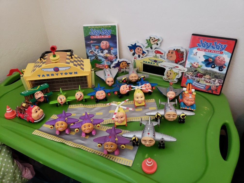 Jay Jay The Jet Plane Charactors & DVDs