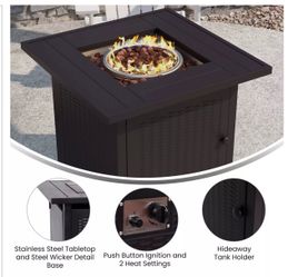 Propane fire pit