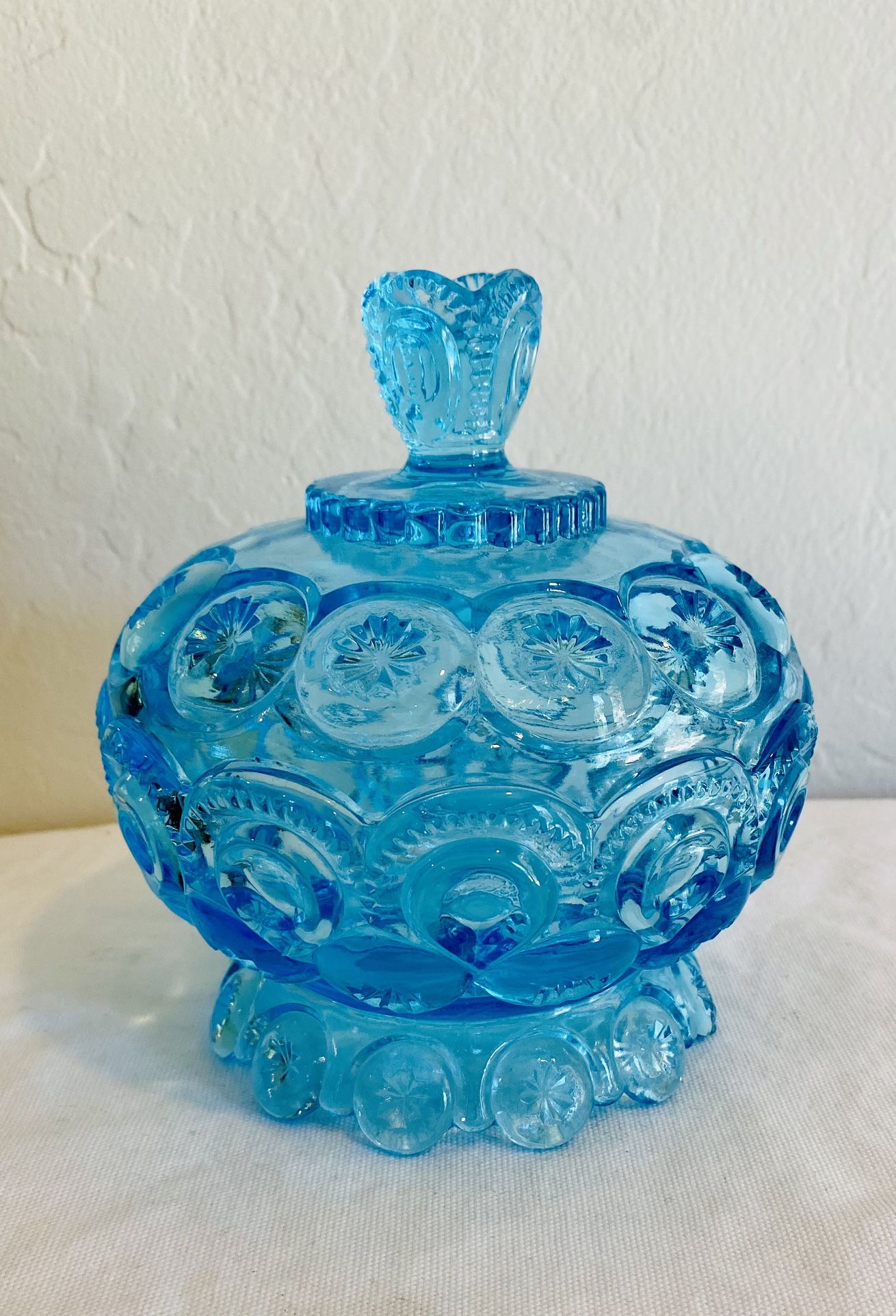 vintage le smith moon and stars compote (qty1) blue
