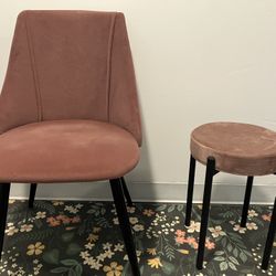 Two Chairs and Two Stools